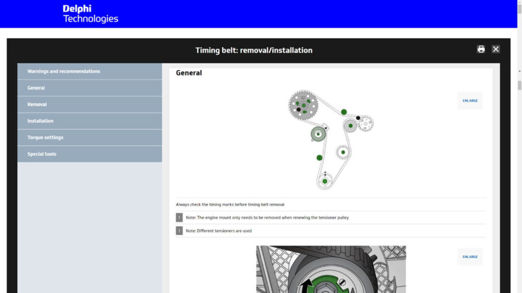 Delphi VTI Technische Servicebulletins